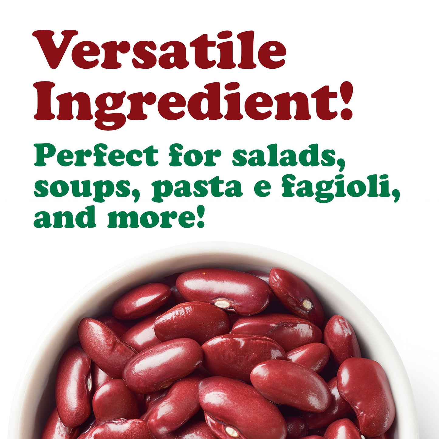 Organic Canned Red Kidney Beans – Unsalted, Non-GMO, Vegan. Ready to Eat. Perfect for Salads, Soups, Pasta e Fagioli. Wholesale – by Food to live