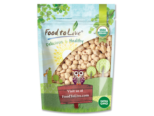 Organic Raw Blanched Hazelnuts - by Food To Live