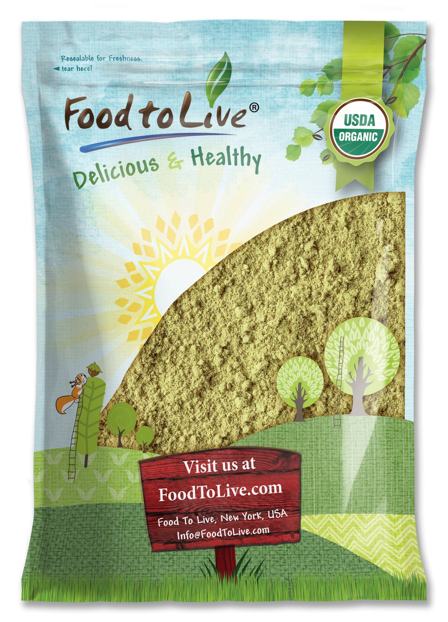 Organic Fennel Seed Powder - by Food To Live
