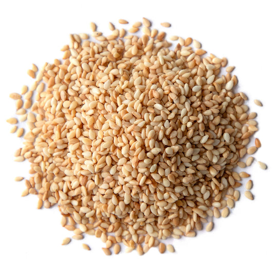 Toasted Hulled Sesame Seeds - by Food To Live