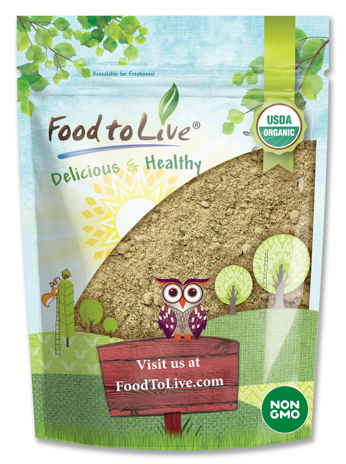 Organic Hemp Protein Powder - by Food To Live