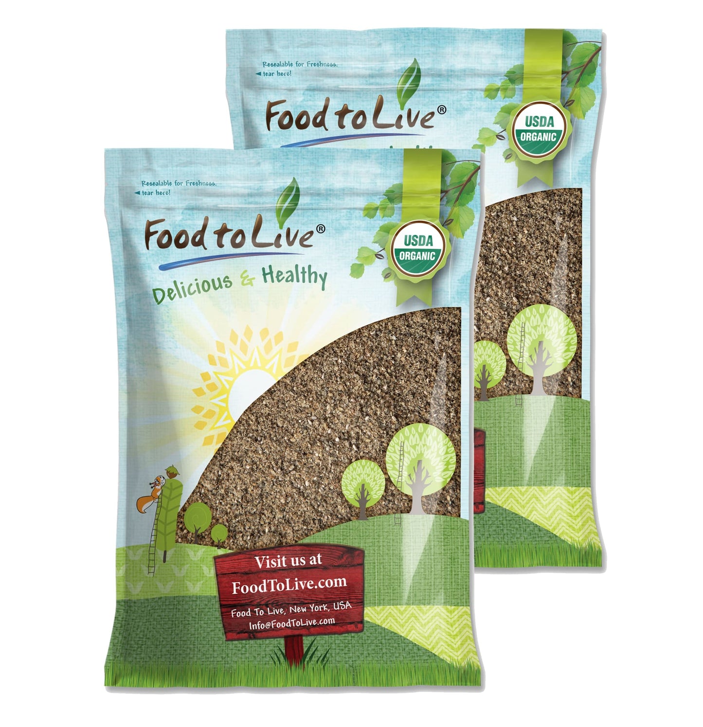 Organic Chia Seeds Flour - by Food To Live