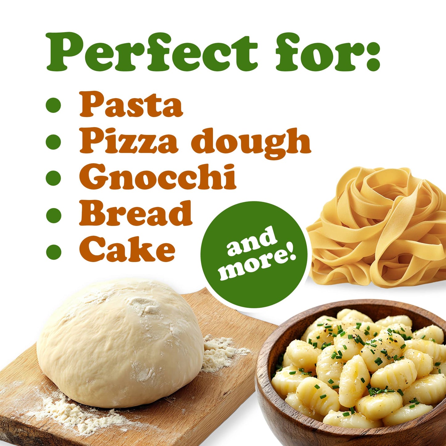 Organic Italian Semolina Flour - by Food To Live