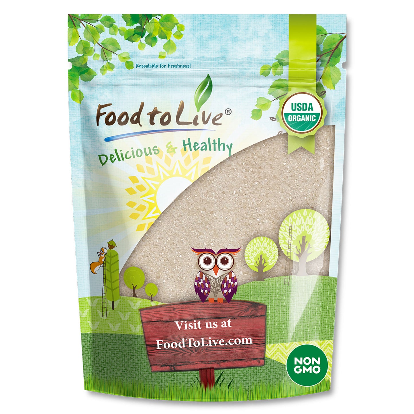 Organic Cane Sugar - by Food to Live