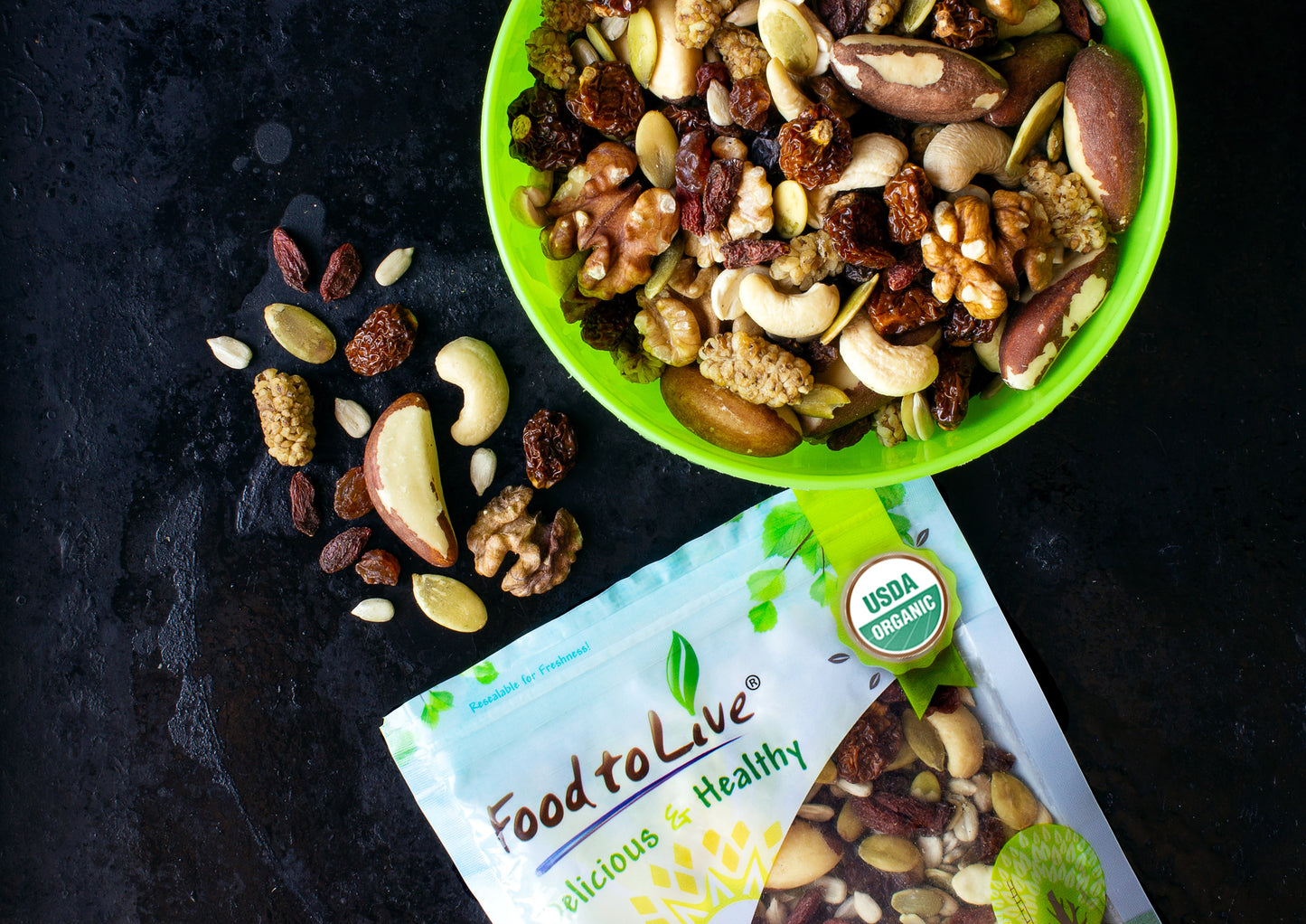 Organic Power Snack Mix - by Food To Live