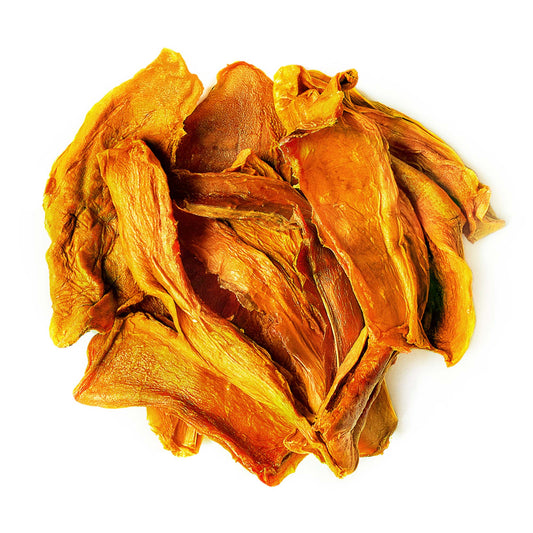 Dried Mango Strips – No Sugar Added. Vegan, Kosher, Bulk – by Food to Live