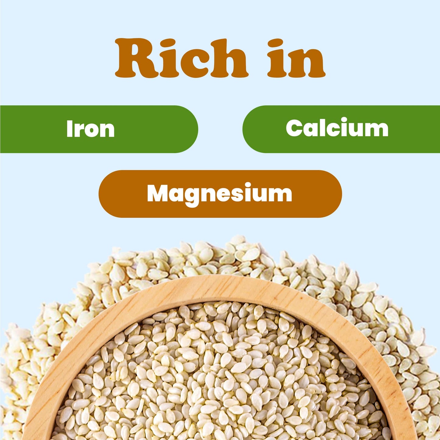 Organic Sesame Seeds - by Food To Live