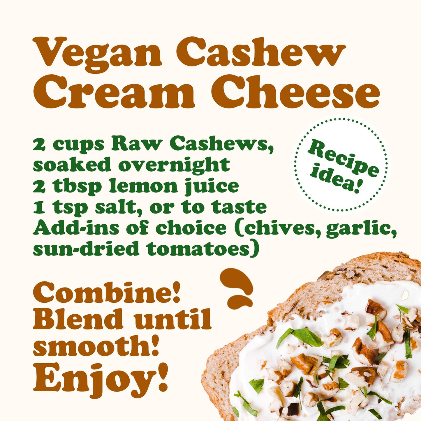 Raw Cashews - by Food To Live