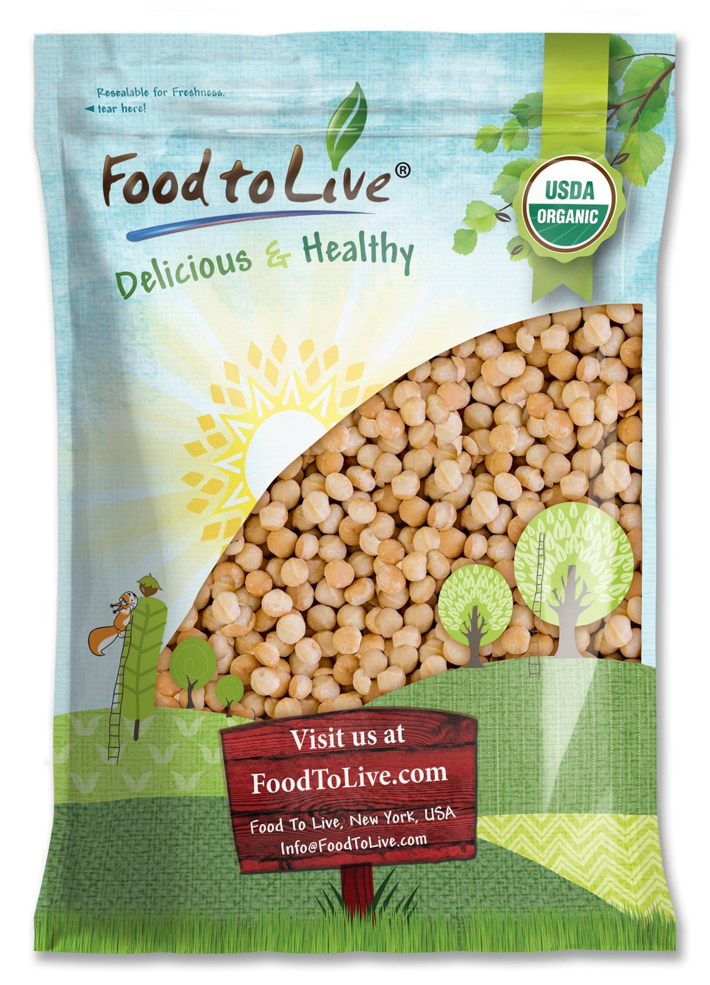 Organic Dry Roasted Whole Macadamia Nuts - by Food To Live