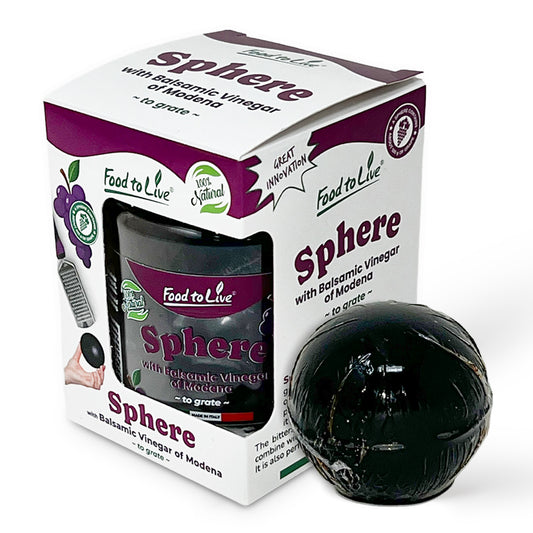 Sphere with Balsamic Vinegar of Modena, 75g (2.64 oz) – Vegan – by Food to Live