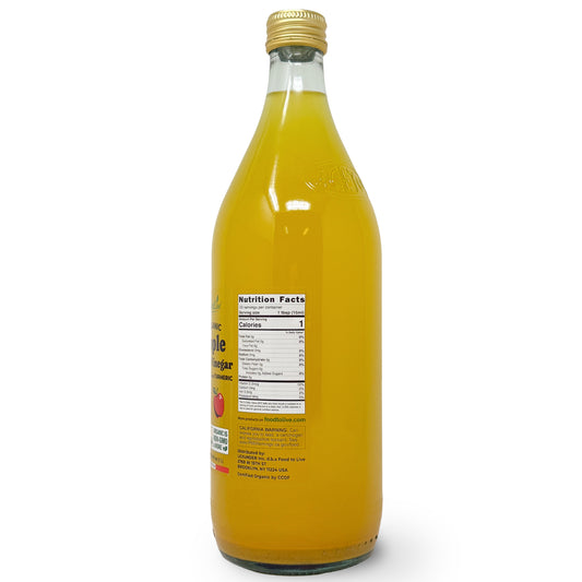 Organic Apple Cider Vinegar with Ginger and Turmeric - by Food To Live