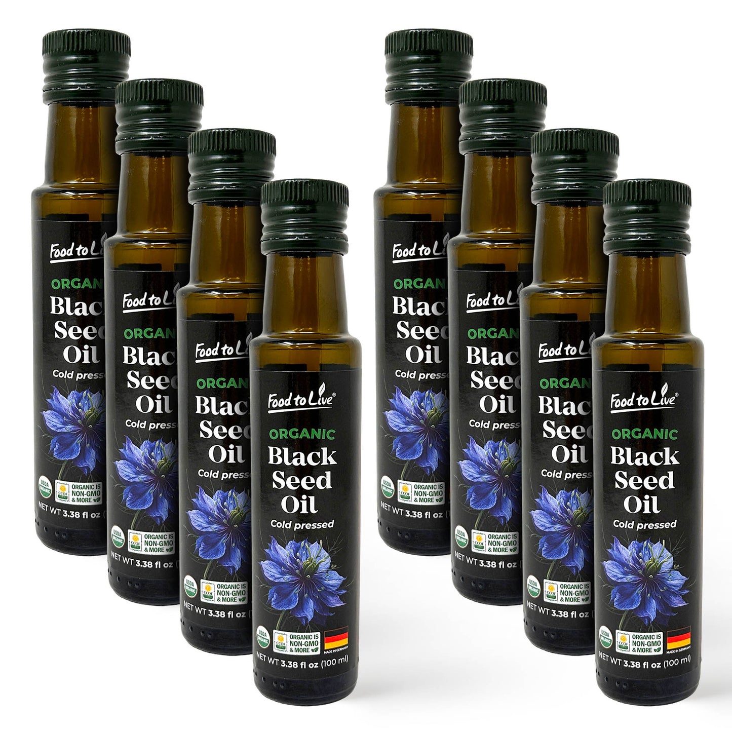 Organic Black Cumin Oil - 100 ml - by Food To Live