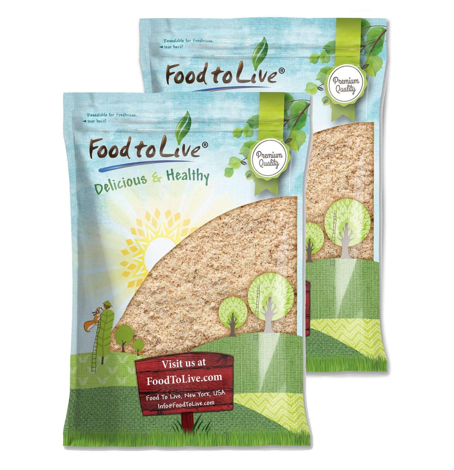 California Unblanched Almond Flour - by Food To Live