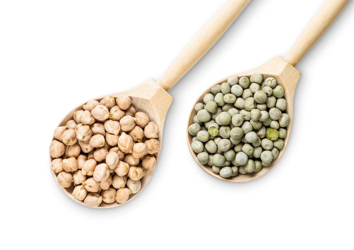 Organic Pulses Bundle, 2 Pack - Organic Chickpeas (5 LB), Organic Whole Green Peas (5 LB) - by Food To Live