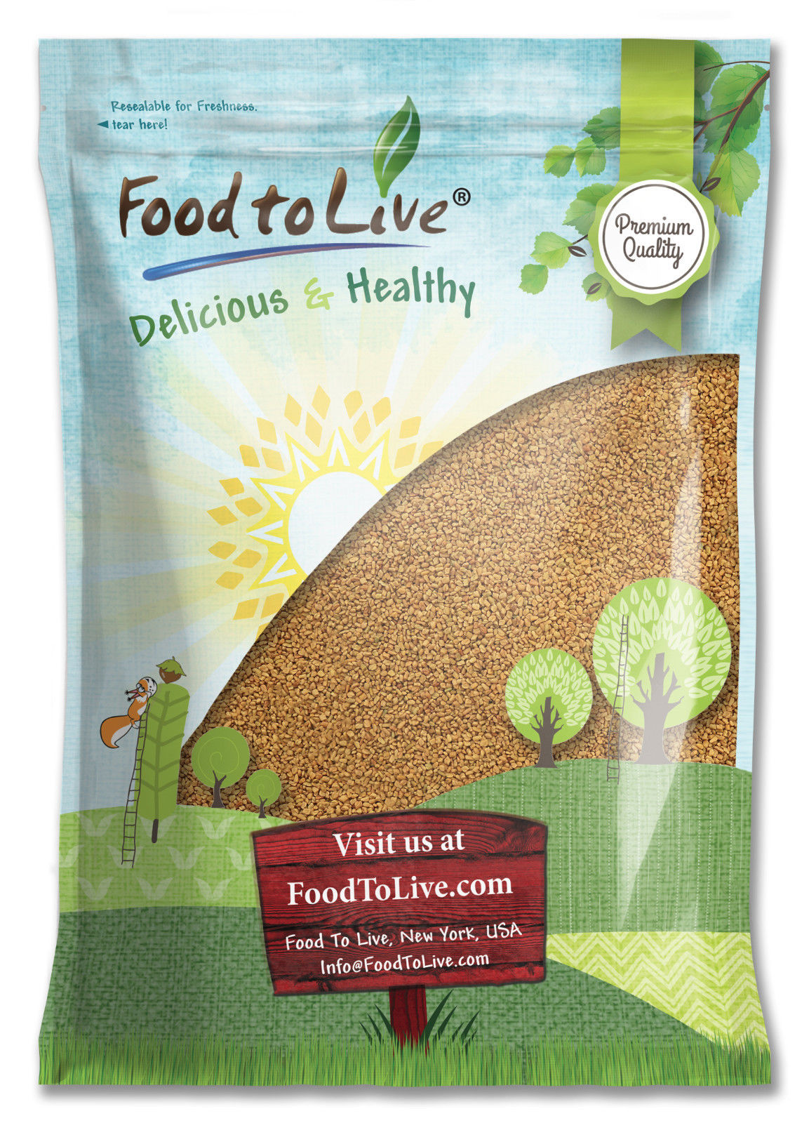Fenugreek Seeds - by Food To Live