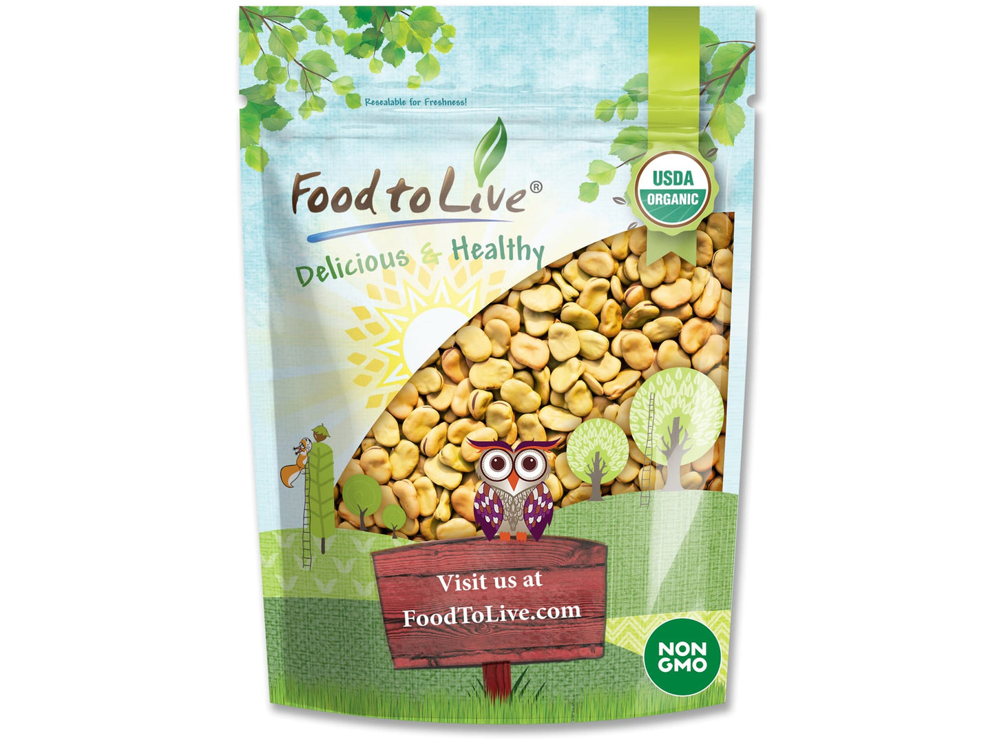 Organic Fava Beans - by Food To Live