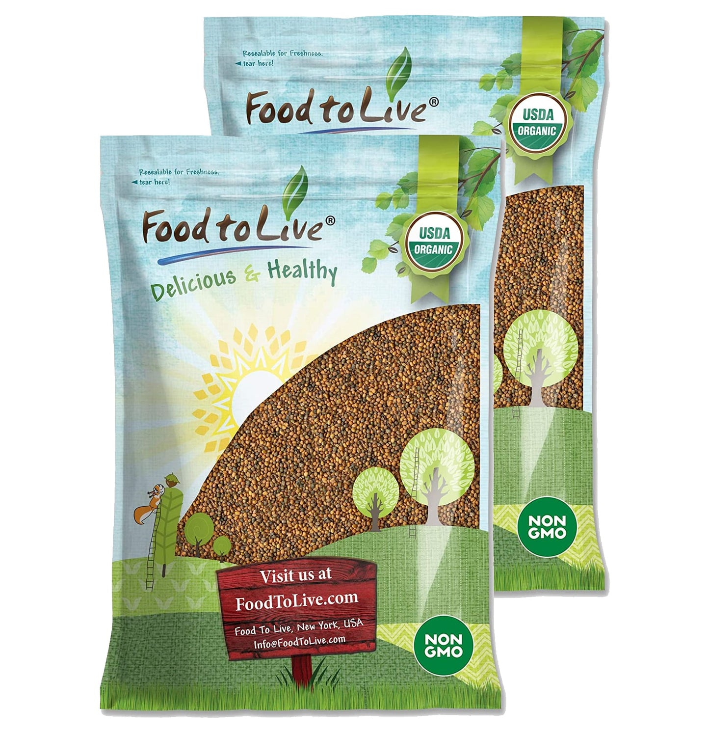Organic Arugula Sprouting Seeds - by Food To Live