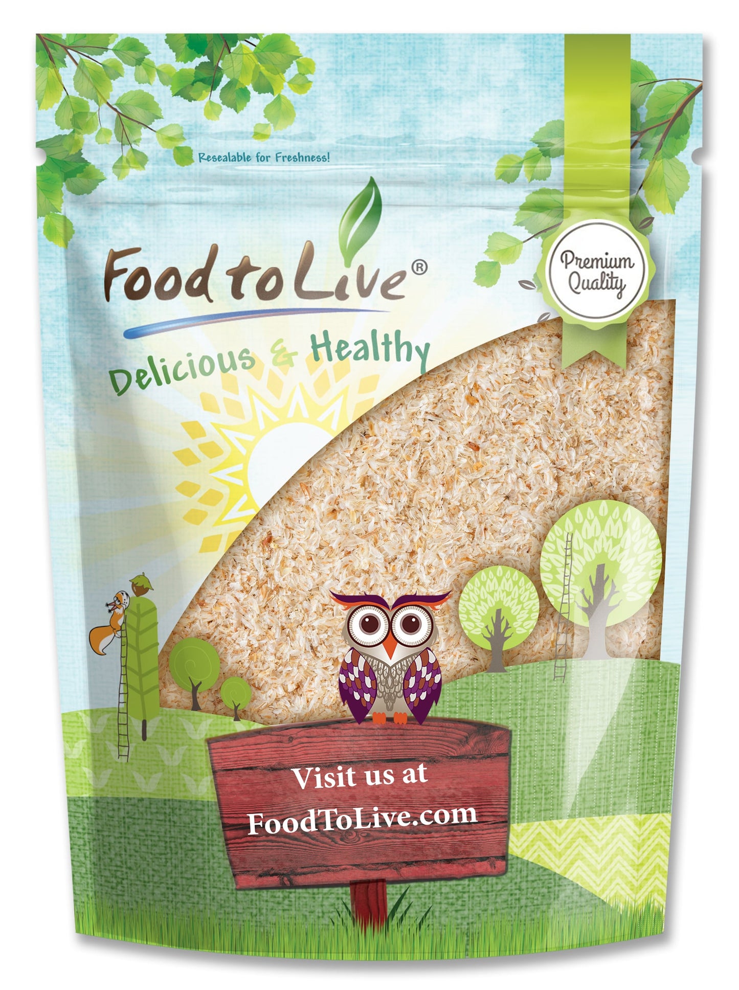 Whole Psyllium Husks - by Food To Live