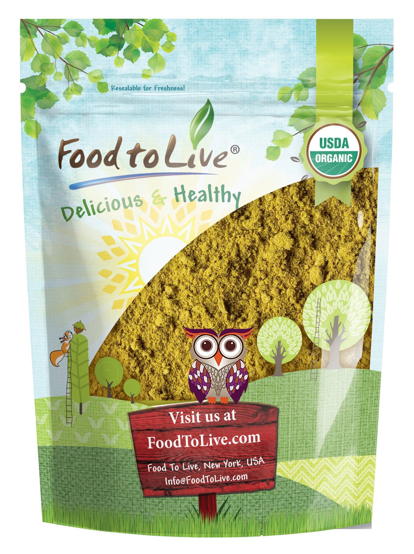 Organic Broccoli Sprouts Powder - by Food To Live