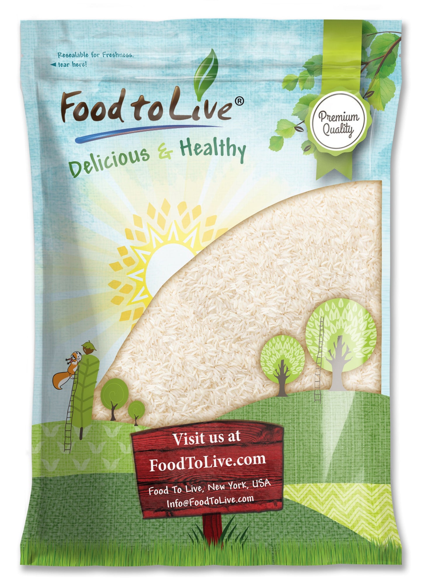 Thai Hom Mali Jasmine White Rice - by Food To Live