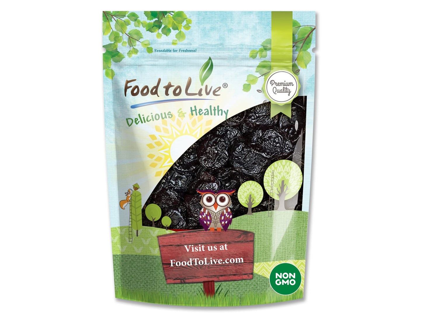 Pitted Prunes - by Food To Live
