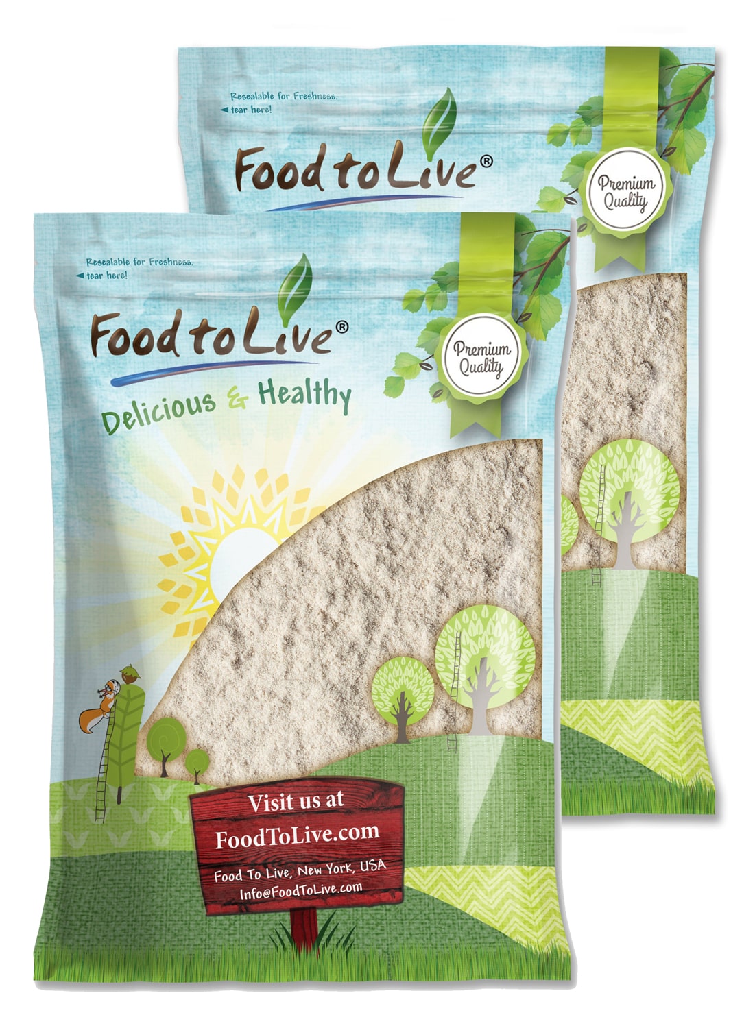 Unbleached White Fine Pastry Flour - by Food To Live