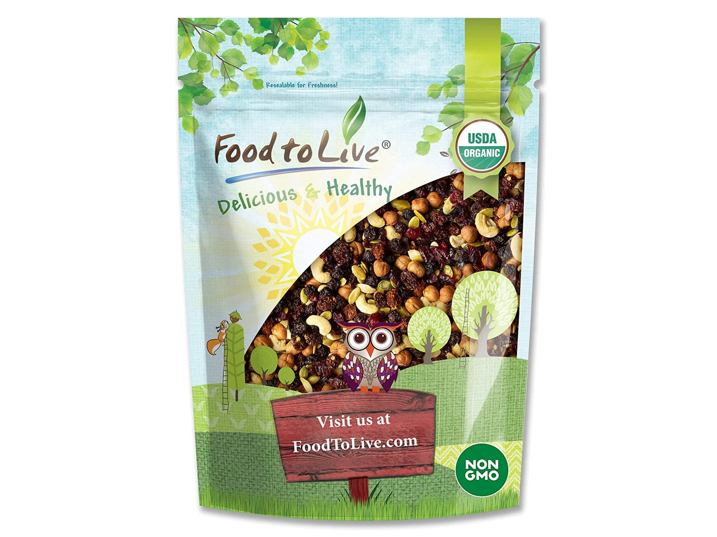 Organic Snack Mix - by Food To Live