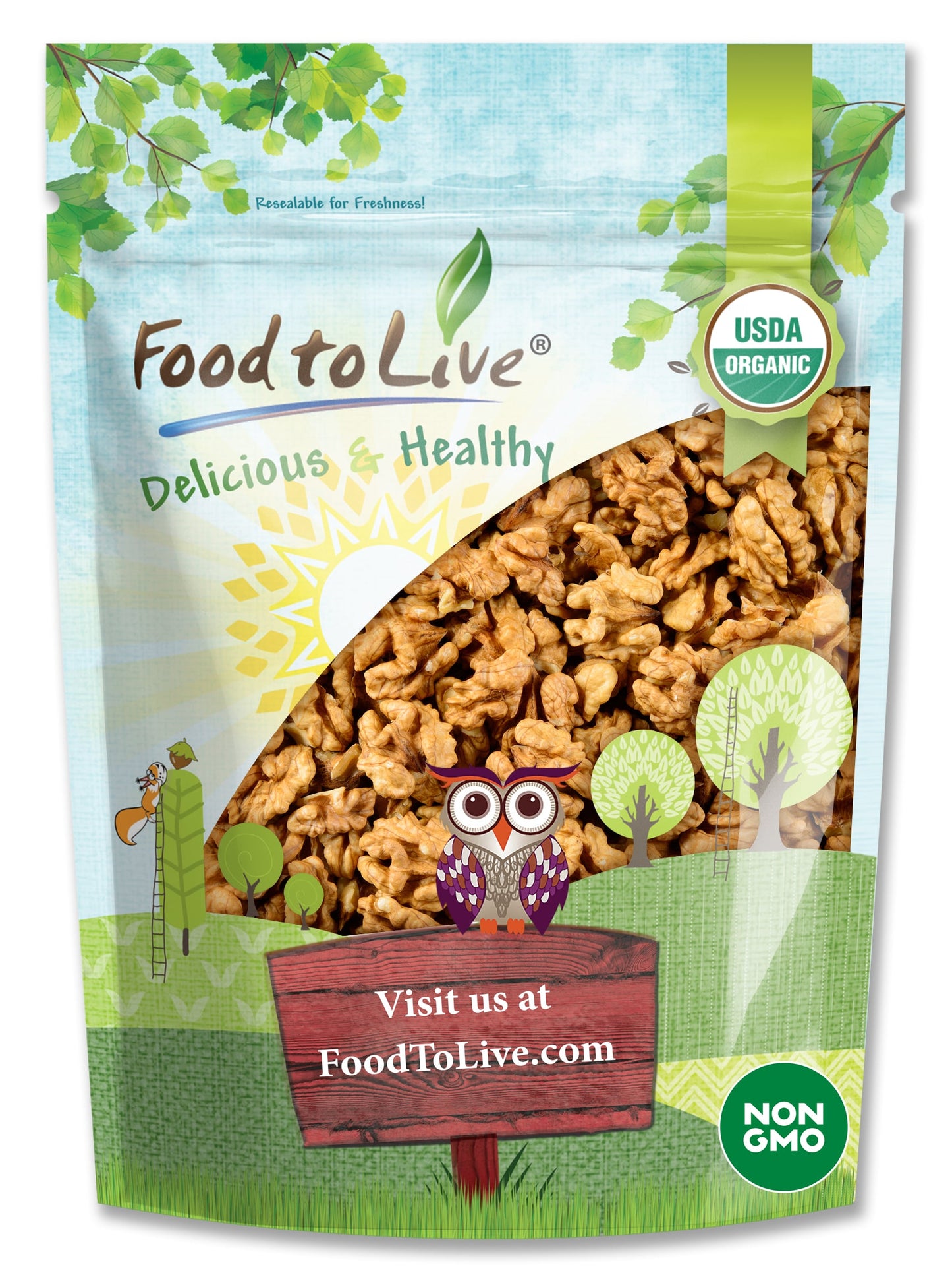 Organic Walnuts - by Food To Live