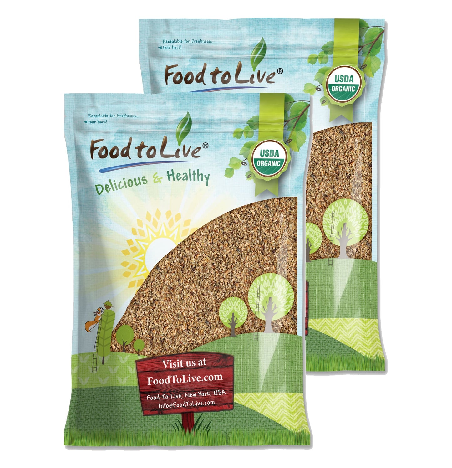 Organic Whole Freekeh - by Food To Live