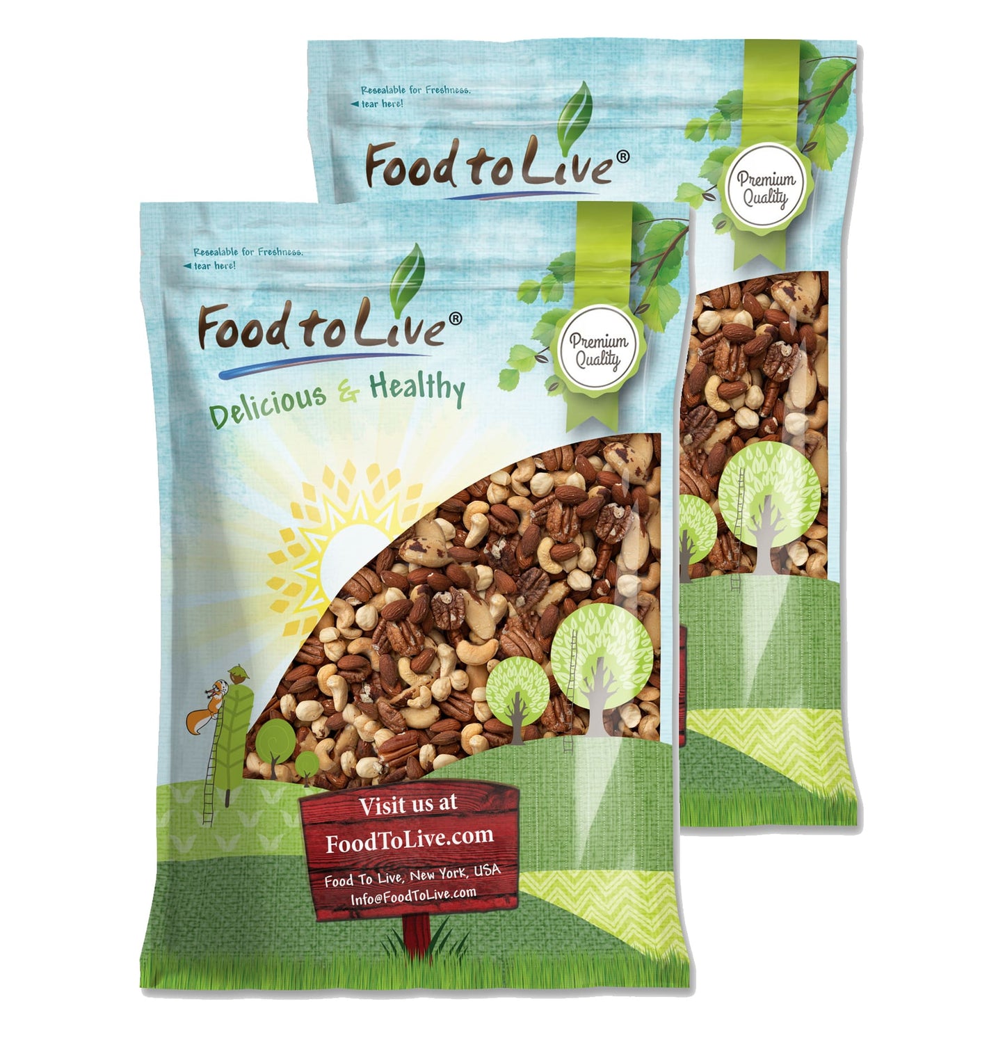 Deluxe Nuts Mix - by Food To Live