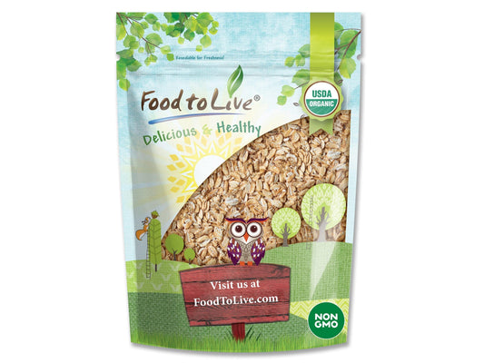 Organic Rolled KAMUT Khorasan Wheat Flakes - by Food To Live