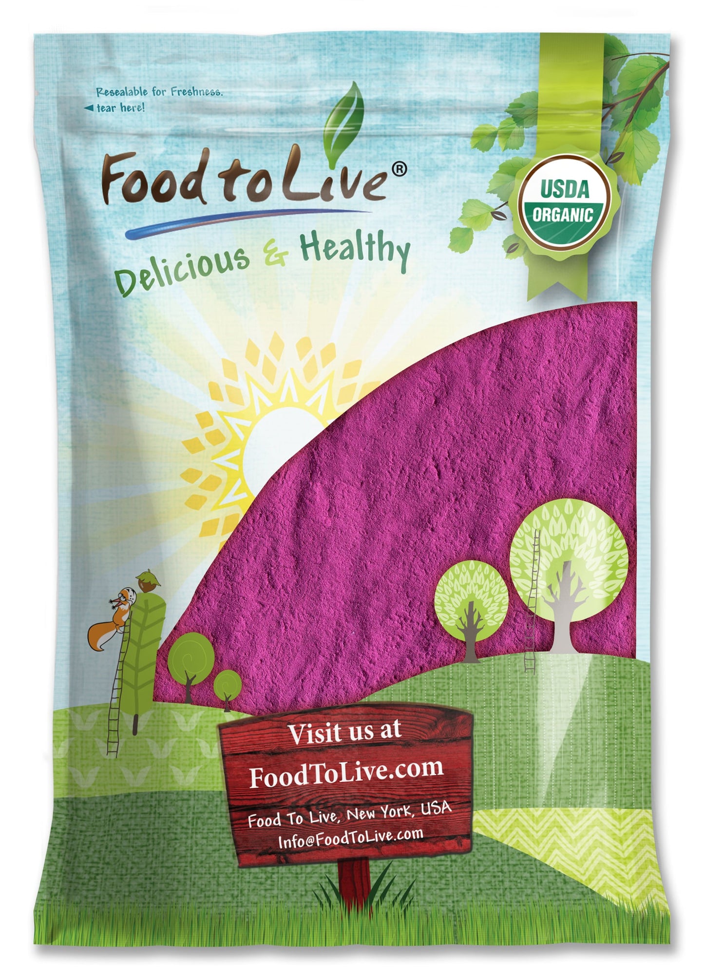 Organic Black Currant Powder - by Food To Live