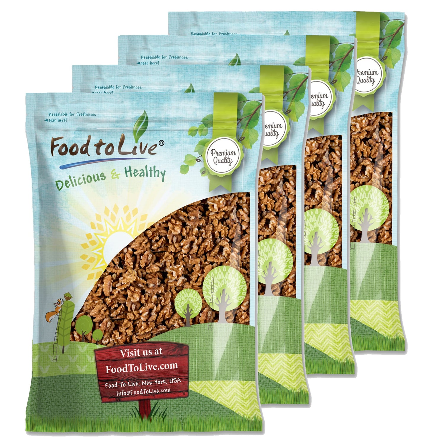 Raw Walnuts - by Food To Live