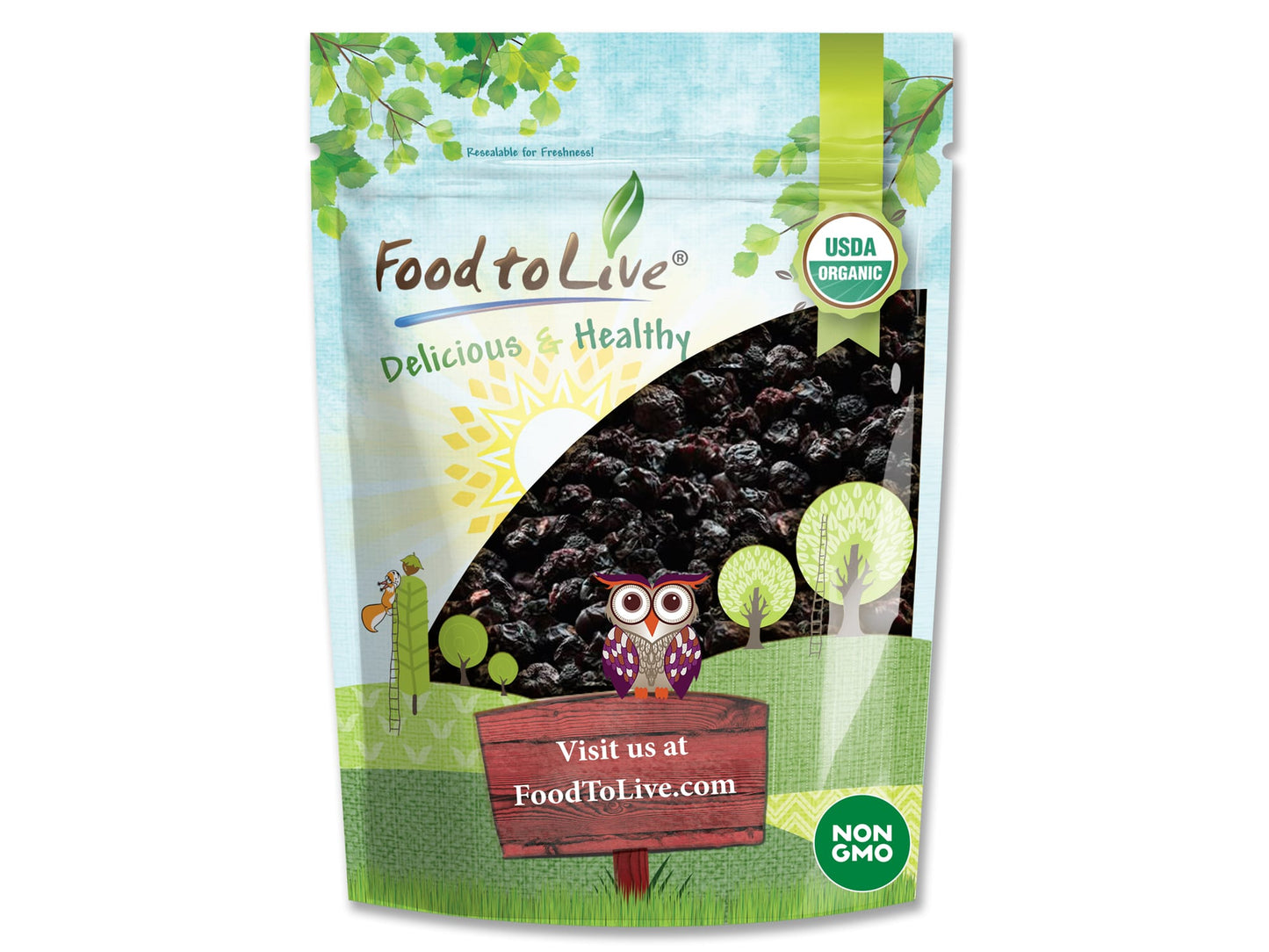 Organic Bing Cherries - by Food To Live