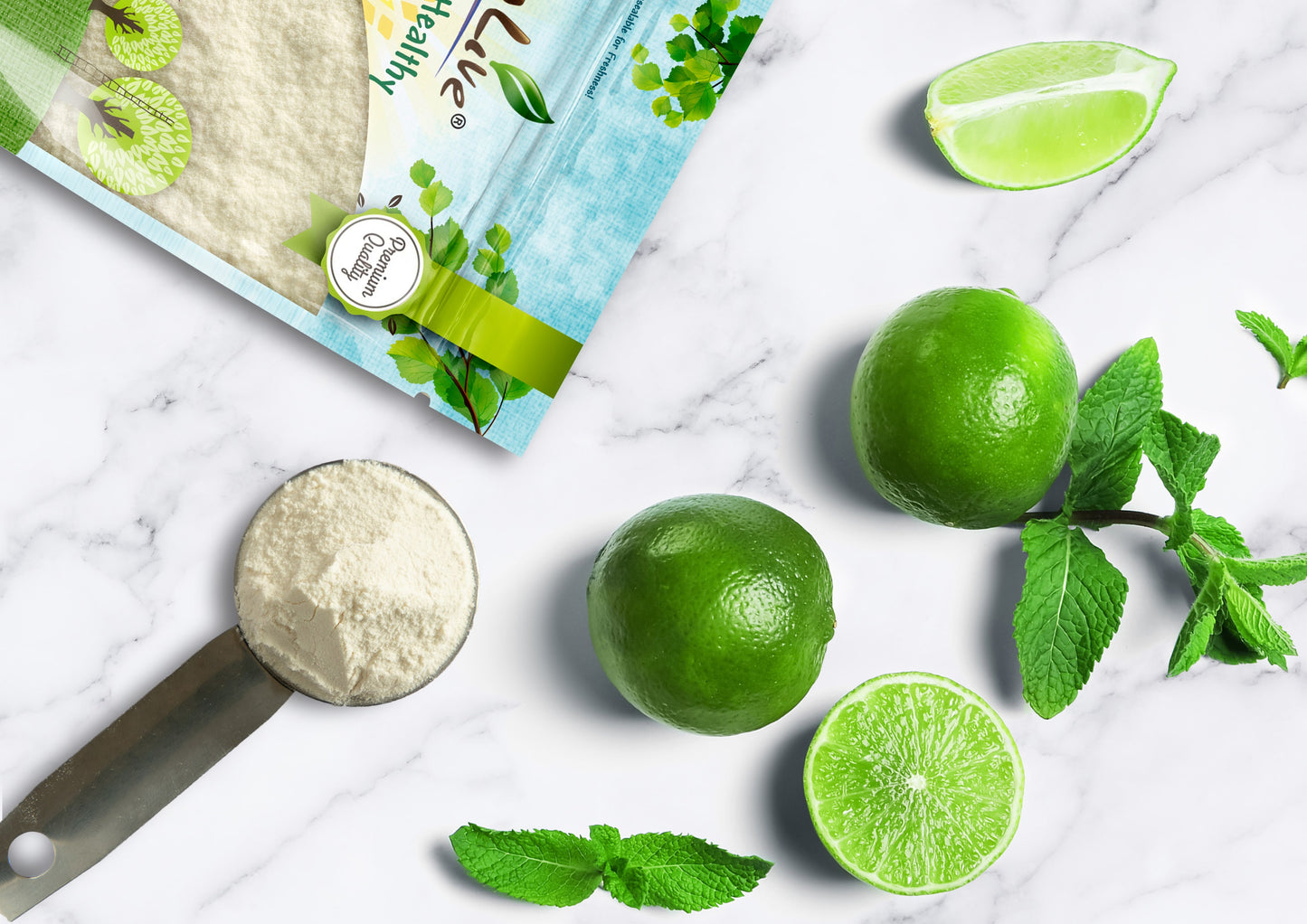 Lime Juice Powder - Unsulfured, Made from Raw Dried Citrus Fruit, Vegan, Bulk, Great for Juices, Smoothies, Yogurts, and Instant Breakfast Drinks, Contains Maltodextrin, No Sulphites