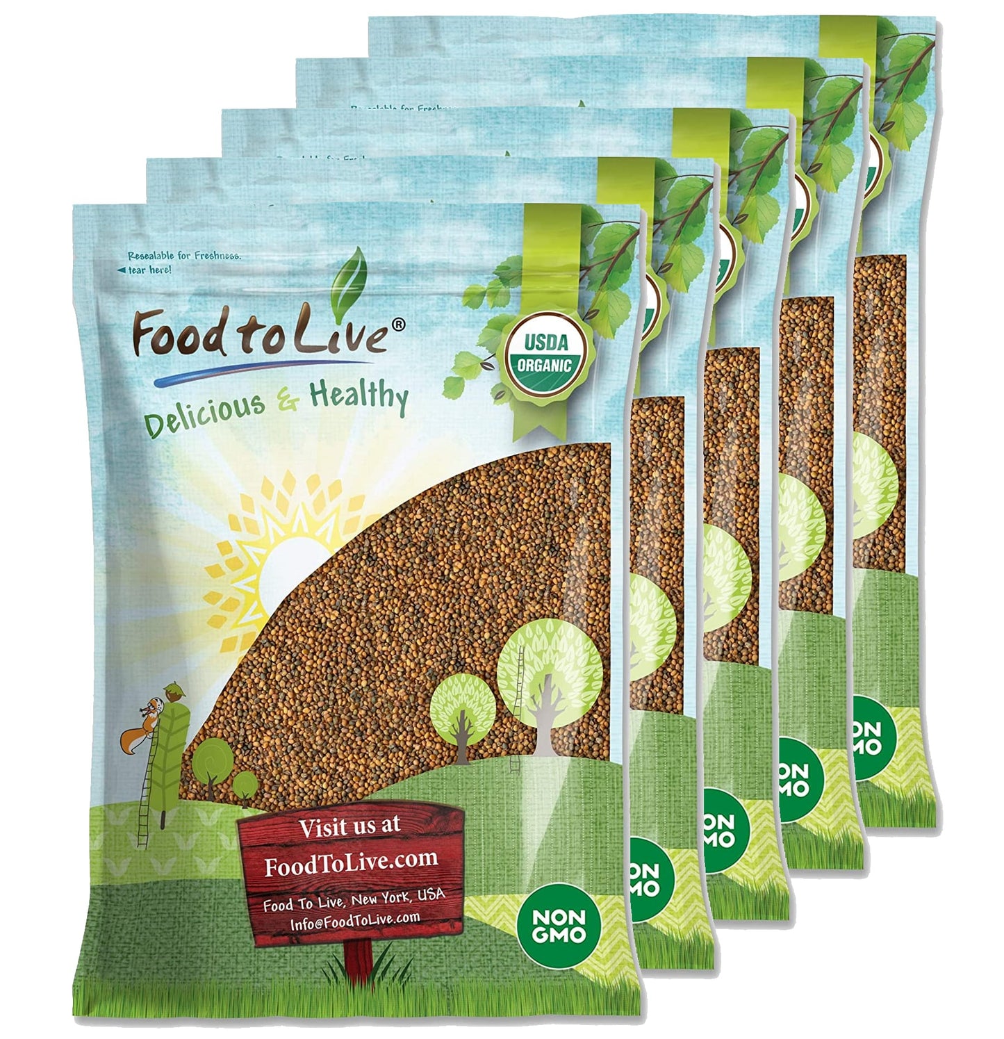 Organic Arugula Sprouting Seeds - by Food To Live