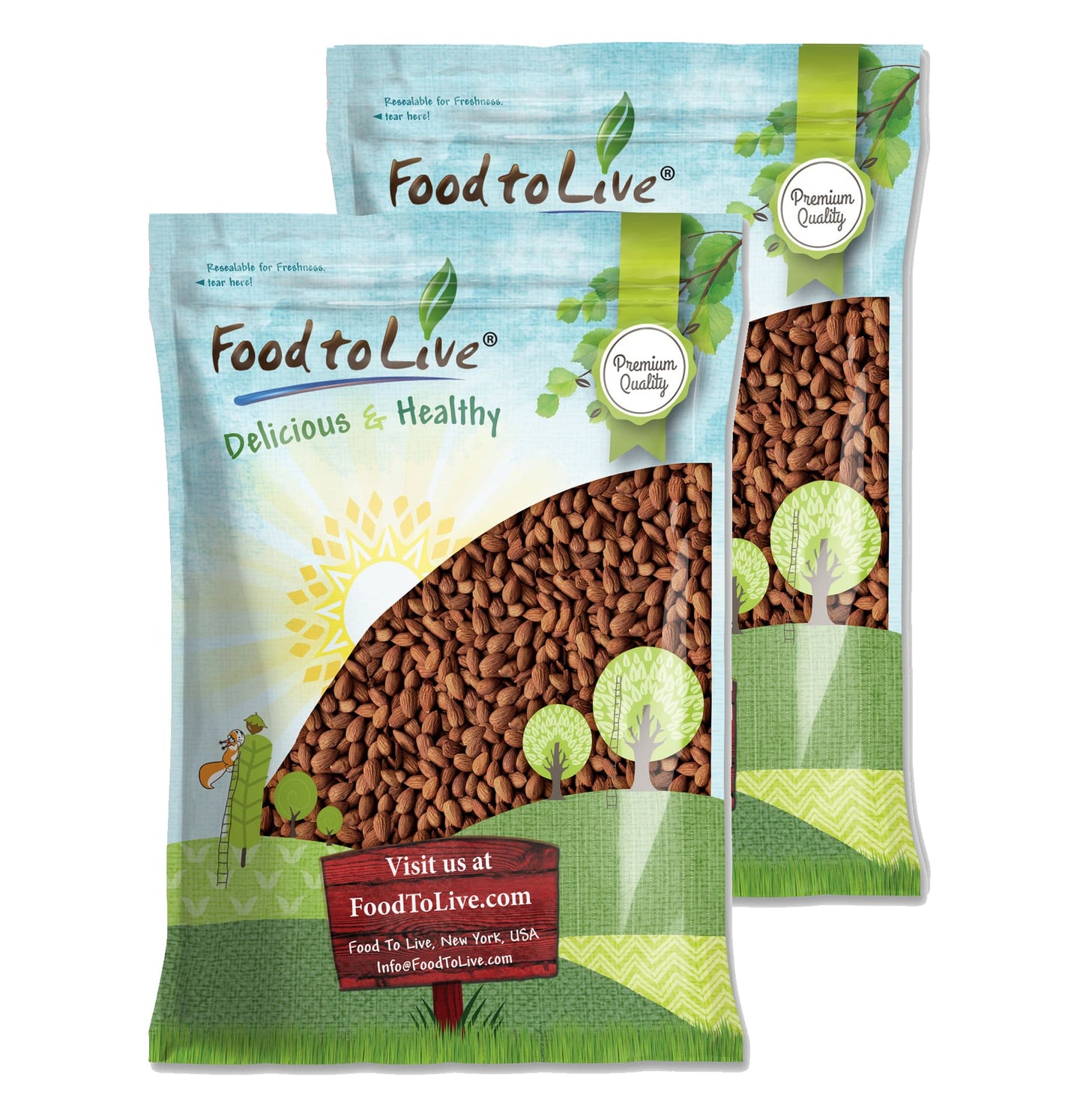 Dry Roasted California Almonds - by Food To Live