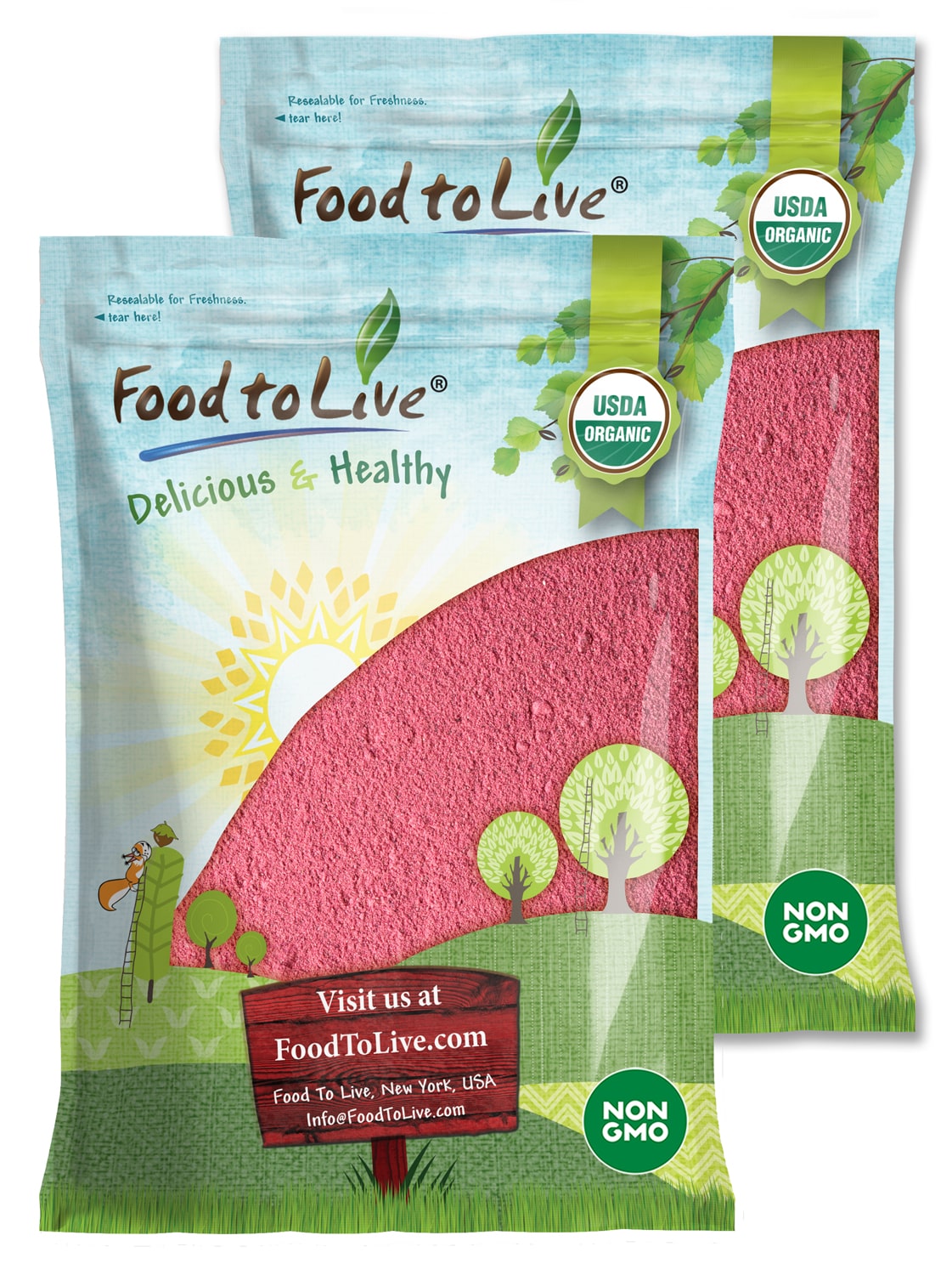 Organic Cranberry Powder - by Food To Live