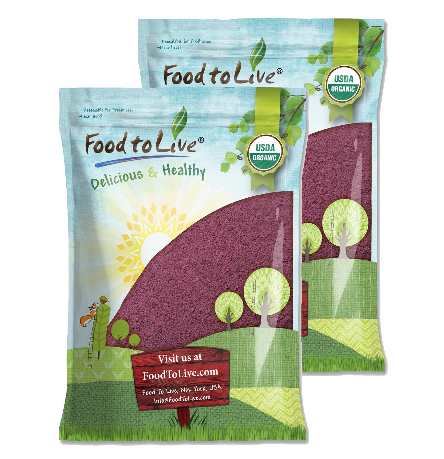 Organic Black Elderberry Powder - by Food To Live