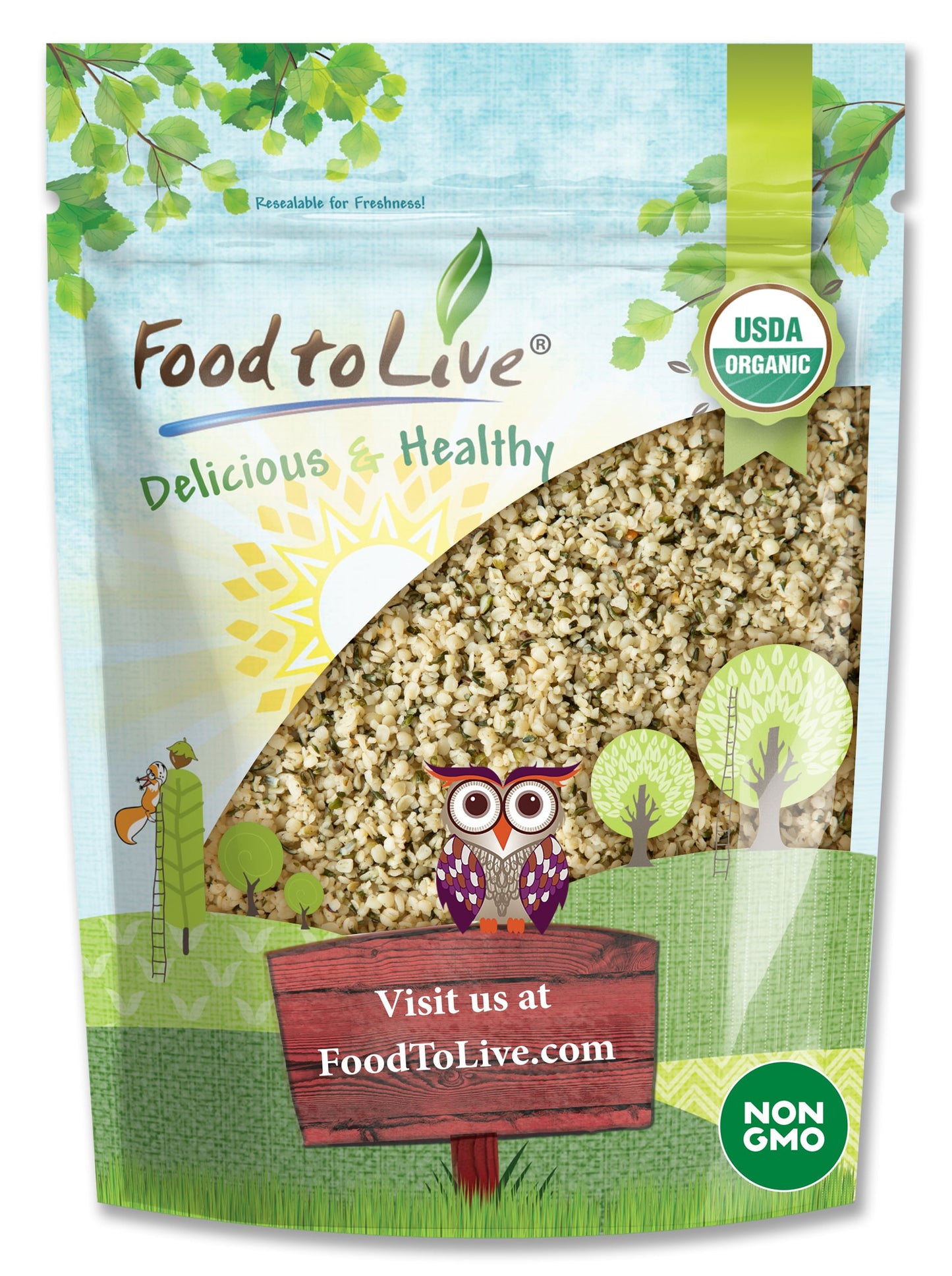Organic Canadian Hemp Seeds - by Food To Live