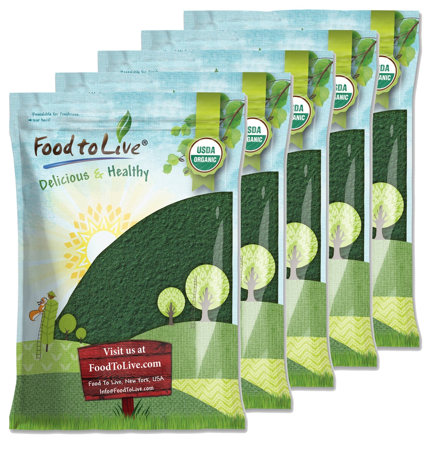 Organic Spirulina Powder - by Food To Live