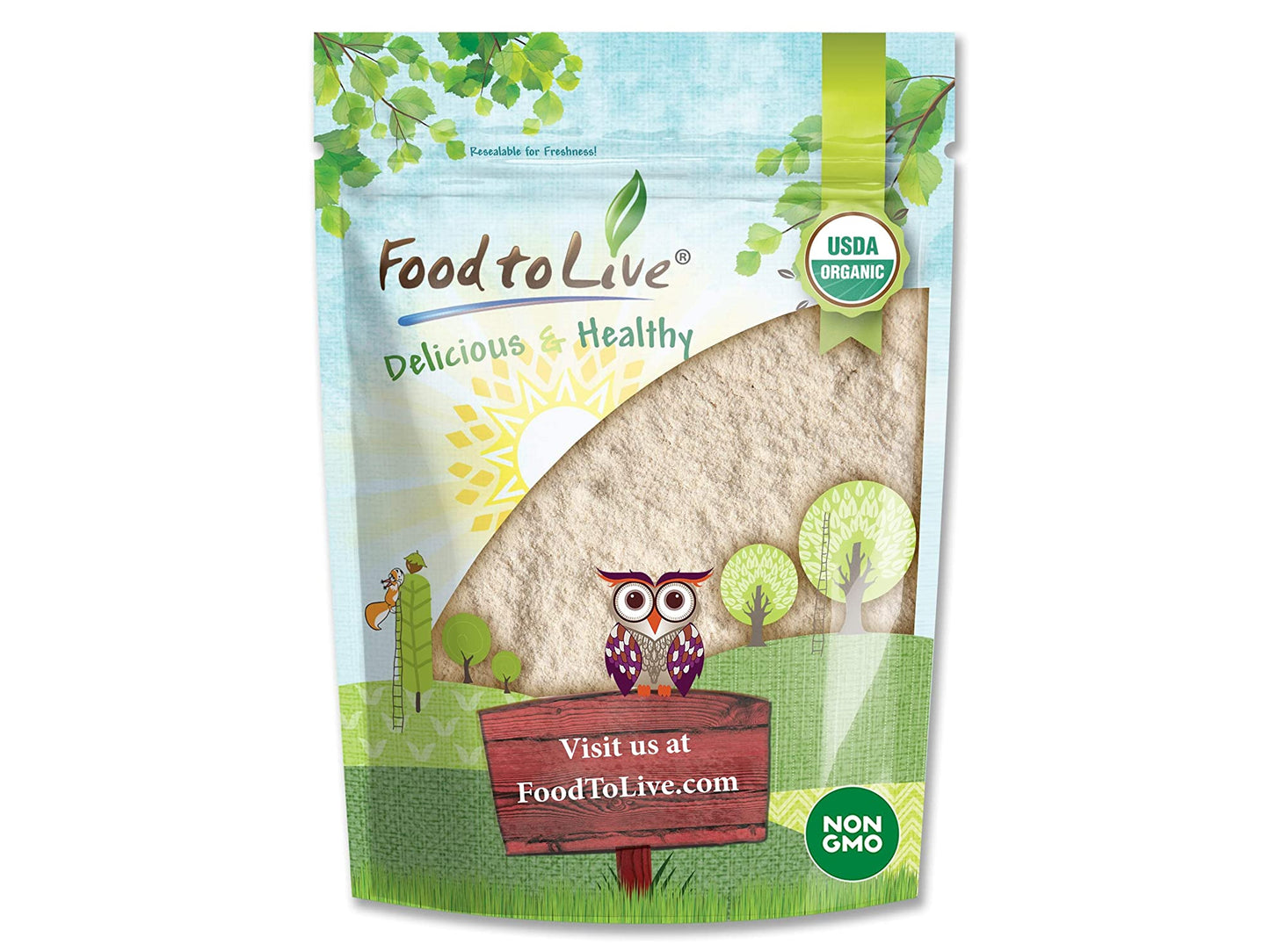 Organic White Quinoa Flour - by Food To Live
