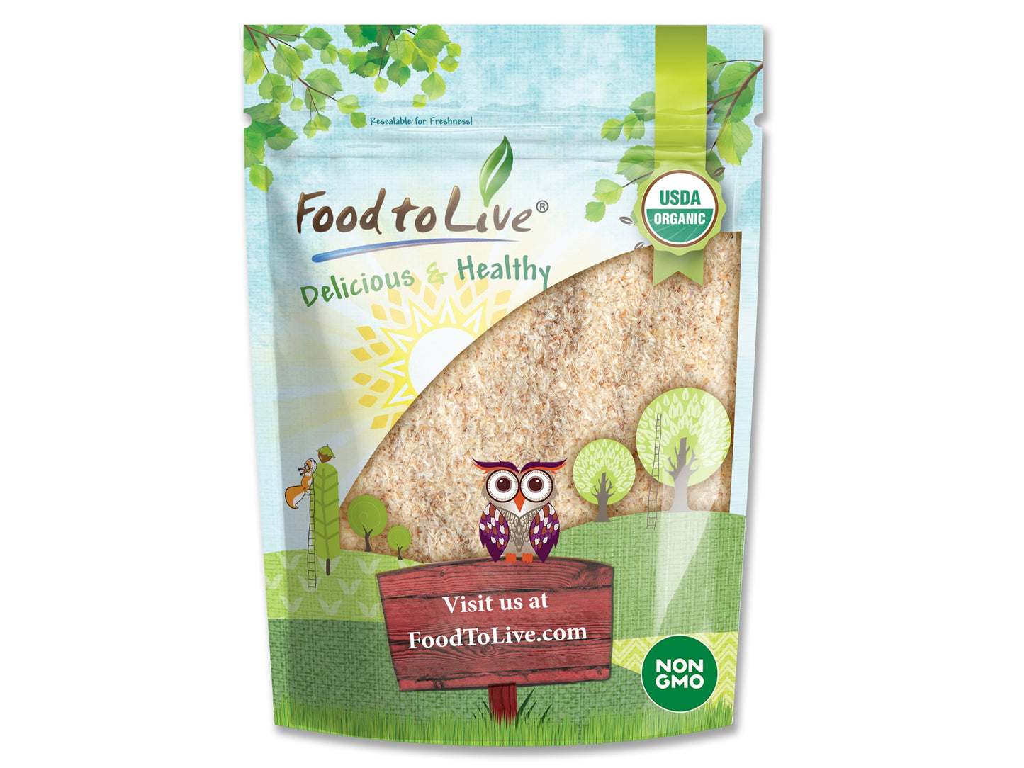 Organic Whole Psyllium Husks - by Food To Live