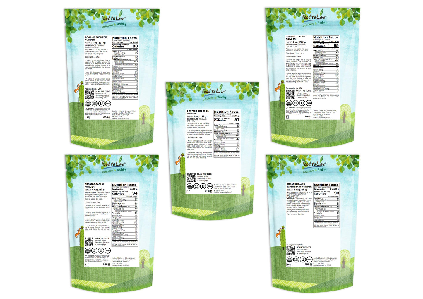 Organic Essential Powders Gift Box - by Food To Live