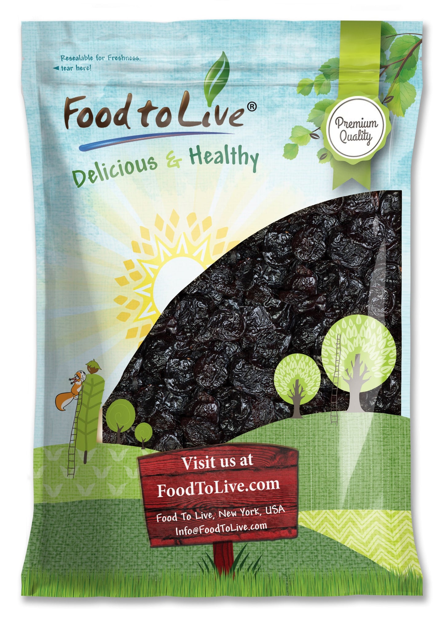 Pitted Prunes - by Food To Live