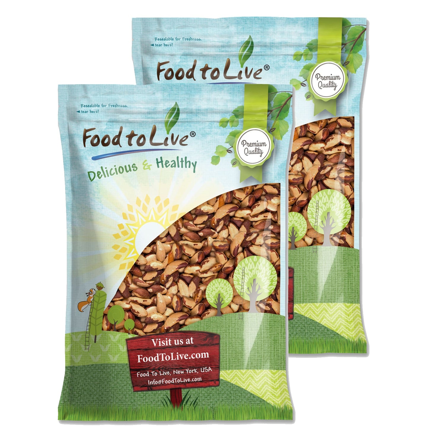 Dry Roasted Brazil Nuts - by Food To Live