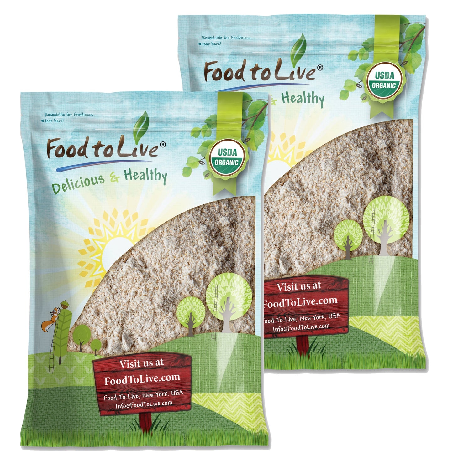 Organic Whole Grain Buckwheat Flour - by Food To Live