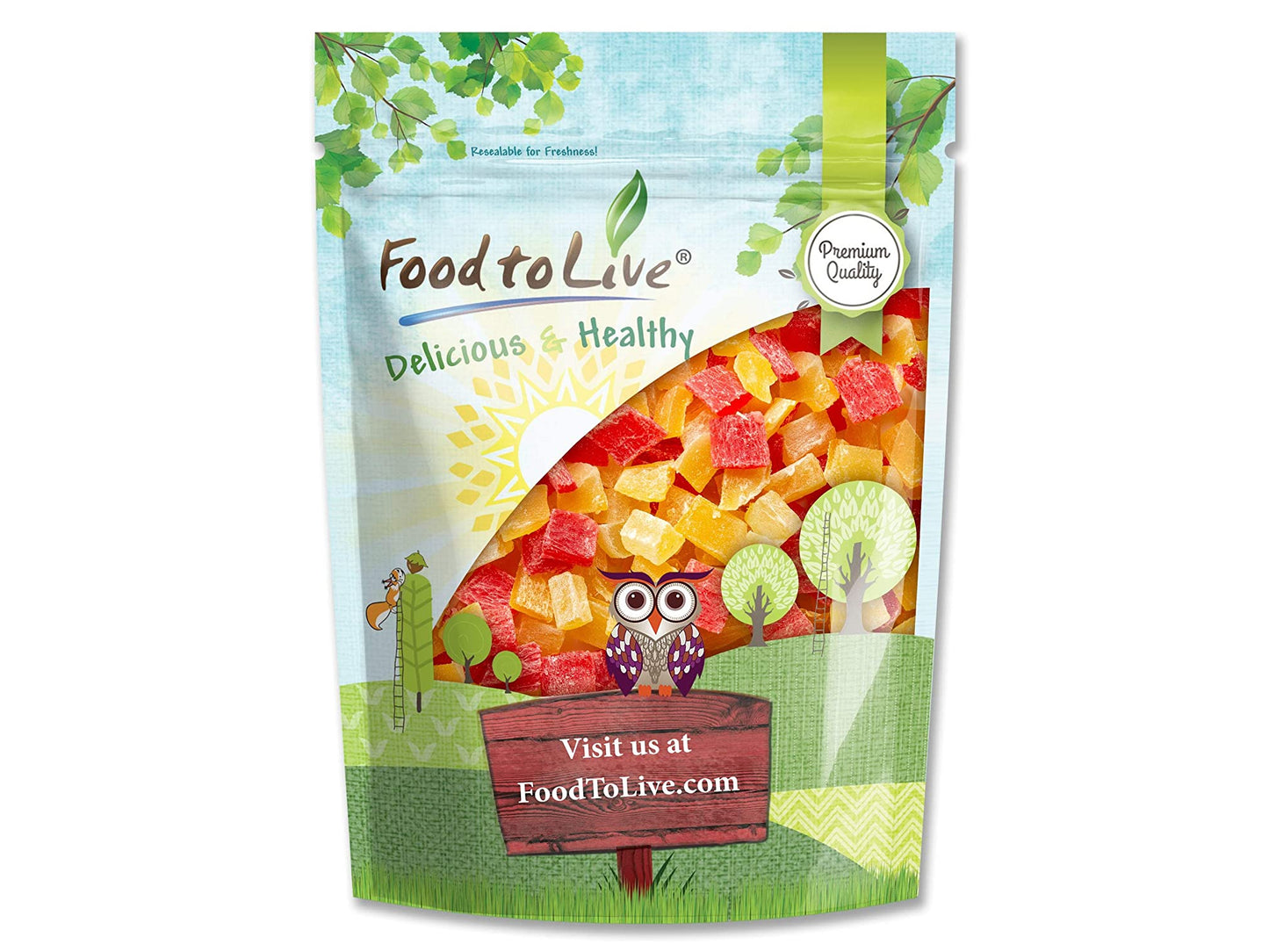 Diced Fruits Mix - by Food To Live