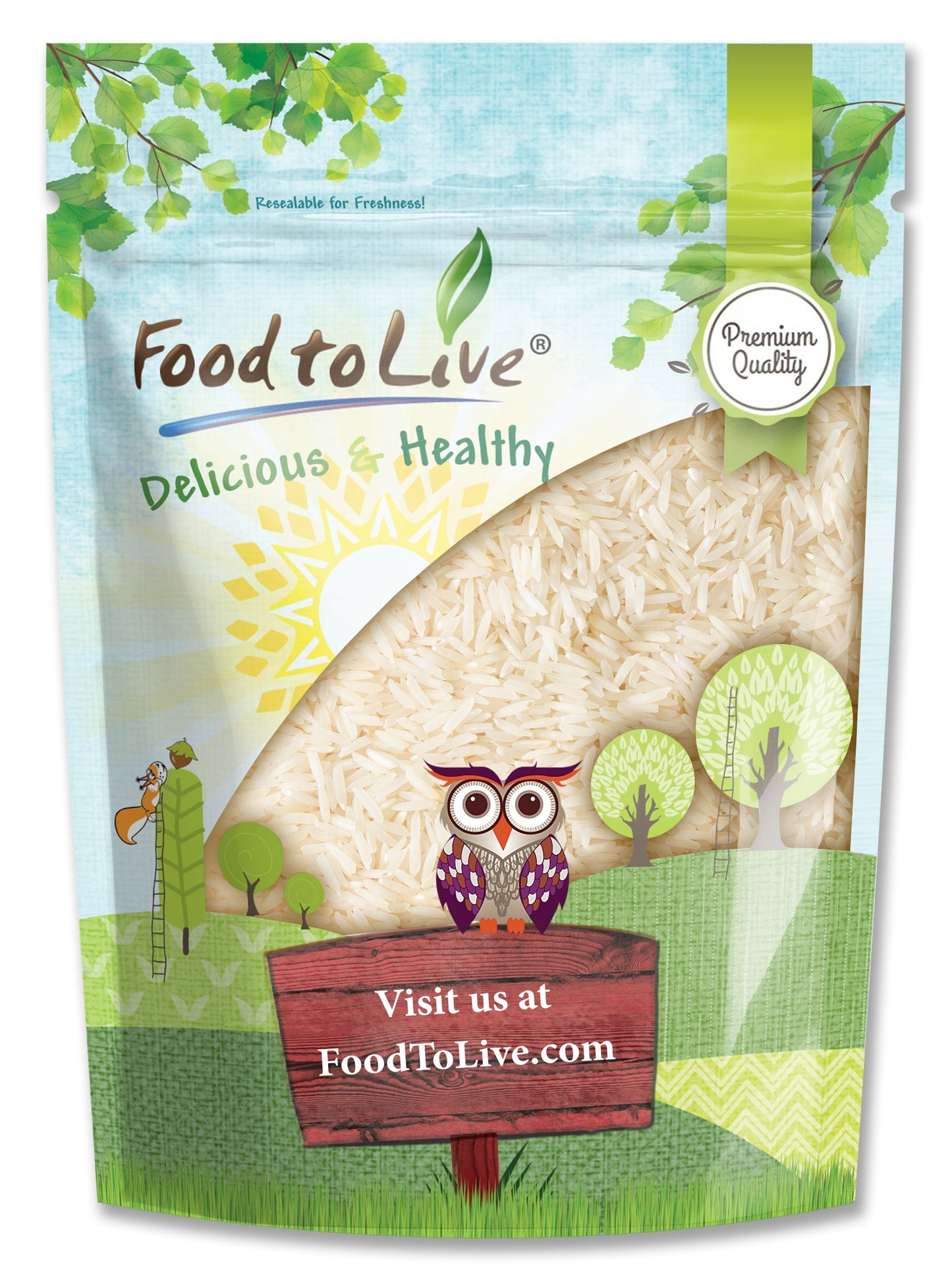 Jasmine White Rice - by Food To Live