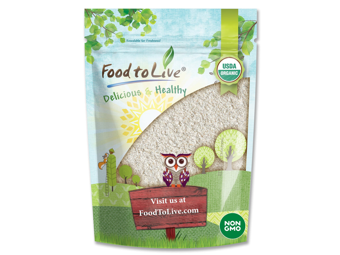 Organic White Rye Flour - by Food To Live